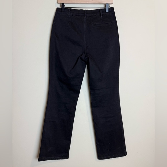 J McLaughlin Womens Stretch Straight Leg Denim Jean Pant Size 6 Black Dark Wash - Picture 4 of 4